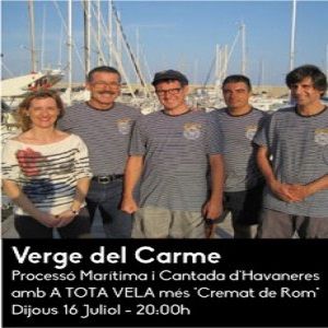 Empieza el Festival Port de Sitges con la procesión de la Virgen del Carmen