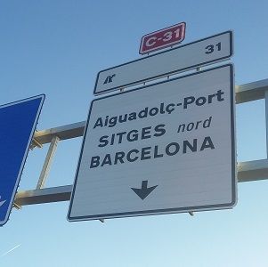 El Port de Sitges-Aiguadolç en la nova senyalització de la C-32