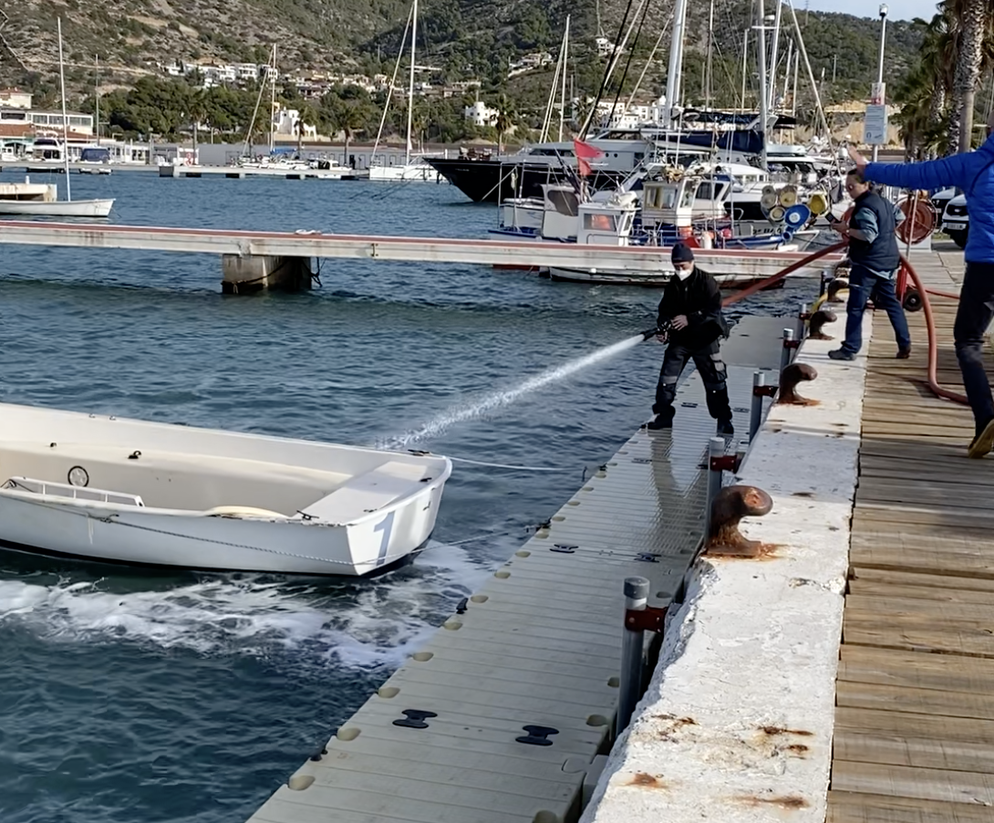 El Port de Sitges realiza simulacros preventivos