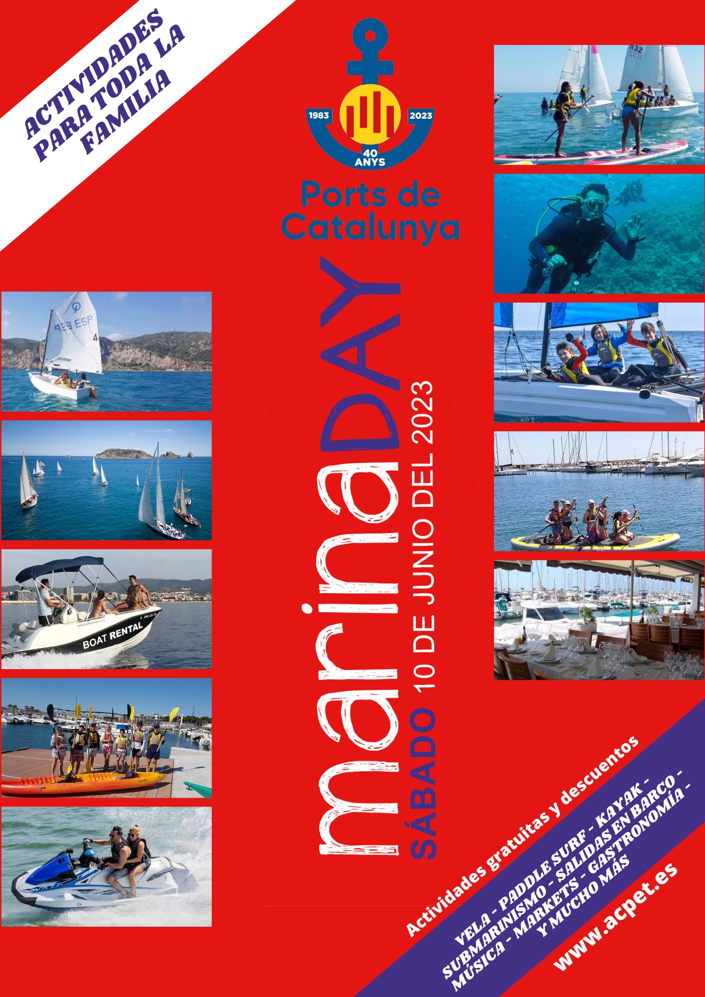 Marina Day, sábado día 10 la jornada más festiva del Port de Sitges