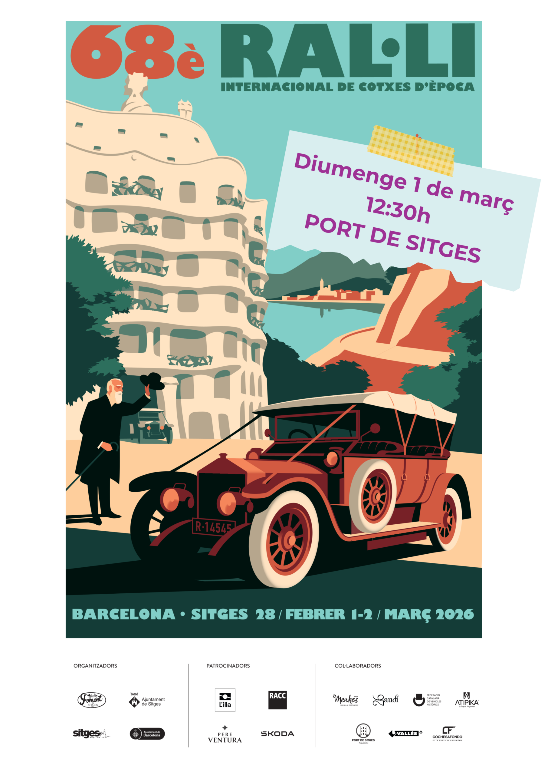 El Ral·li Internacional de Cotxes d’Època torna al Port de Sitges